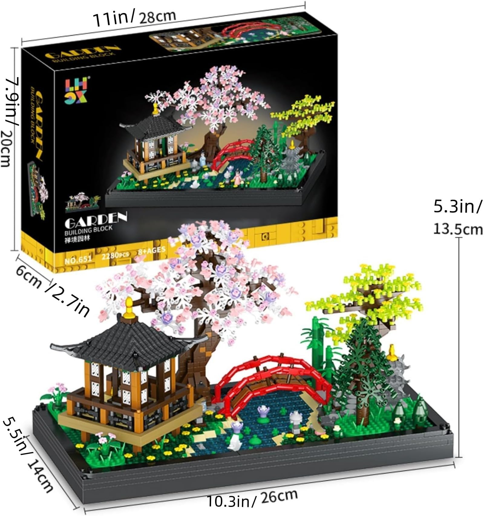 kanglejia Japanese Zen Gardens and Meditation Cherry Blossom