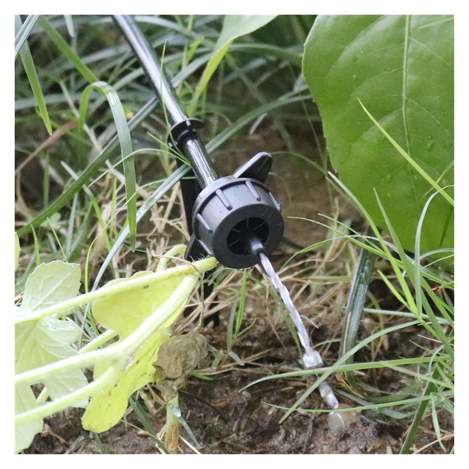 Serra Micro irrigazione a Goccia 100pcs Regolabile Dripper a Flusso 4L / 8L Dripper di compensazione Pressione Dripper agricolo (Color : 4L)