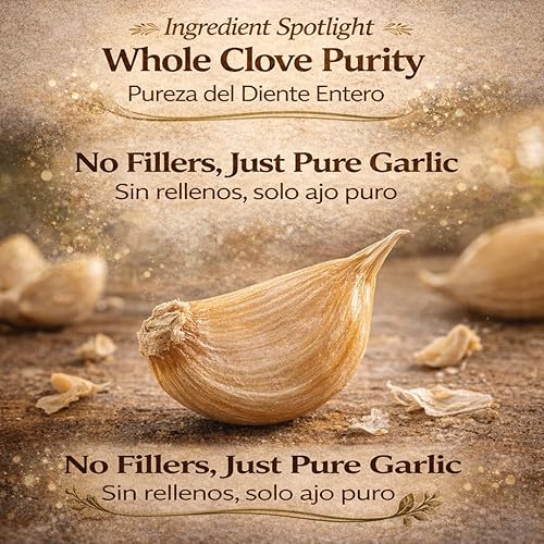 Miniatura 6 de Ajo Japones 100% Natural 3 oz/85 gr, Vegano, Ajo Japonés Bolsa resellable de 3 oz/85 gr. /100% Ajo Japonés Natural 3 oz/85 gr, Vegano, bolsa