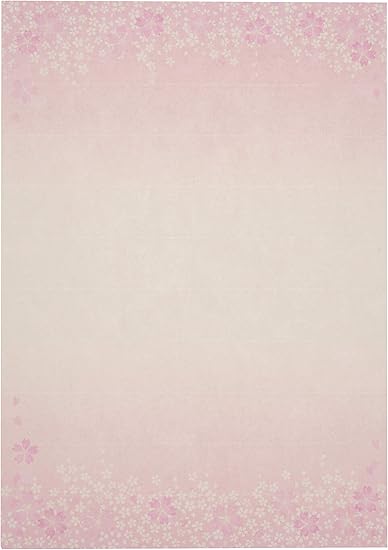 Amazon Amazon Co Jp 限定 和紙かわ澄 桜 和風 便箋 桜舞 B5判 100枚 便せん 文房具 オフィス用品