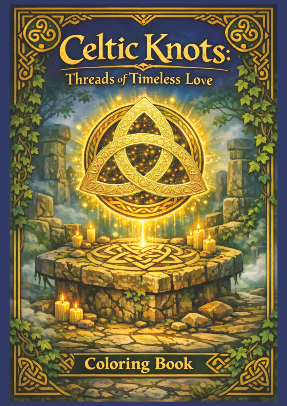 Celtic Knots Coloring Book: Threads of Timeless Love: A Coloring Book of Ancient Celtic Knots, Symbolism, and Mindful Art