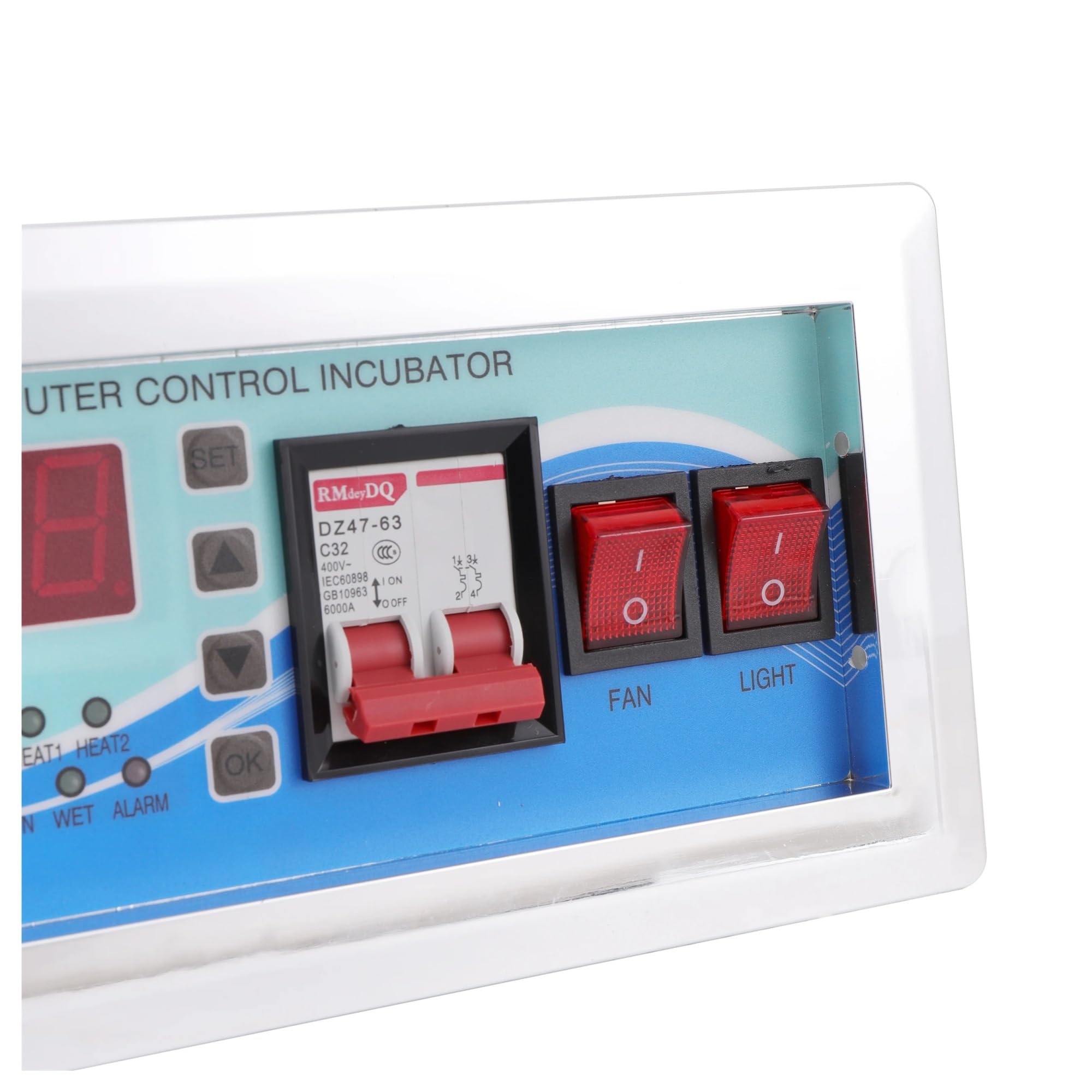 Kontroler Temperatury, XM-18D Inkubator jaj Cyfrowy automatyczny termostat Kontroler AC 220 Mini inkubator System sterowania Czujnik temperatury i wilgotności