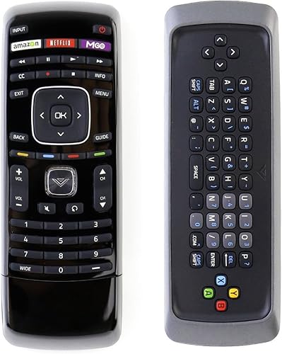 Universal para control remoto Vizio Smart TV, funciona para todos los televisores inteligentes Vizio con teclado QWERTY
