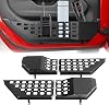 Front Door Storage Box for Jeep Wrangler, Metal Front Door Storage Box Door Side Organizer for Jeep Wrangler JL JLU 4XE 2018-2024 and Gladiator JT 2020-2024