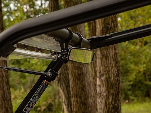 Miniatura 3 de SuperATV Espejo retrovisor curvado de 17 pulgadas para Hisun Sector/Crew / 250/450 / 550/750 / 1000 / Hisun Strike (ver ajuste) | Se monta en jaula