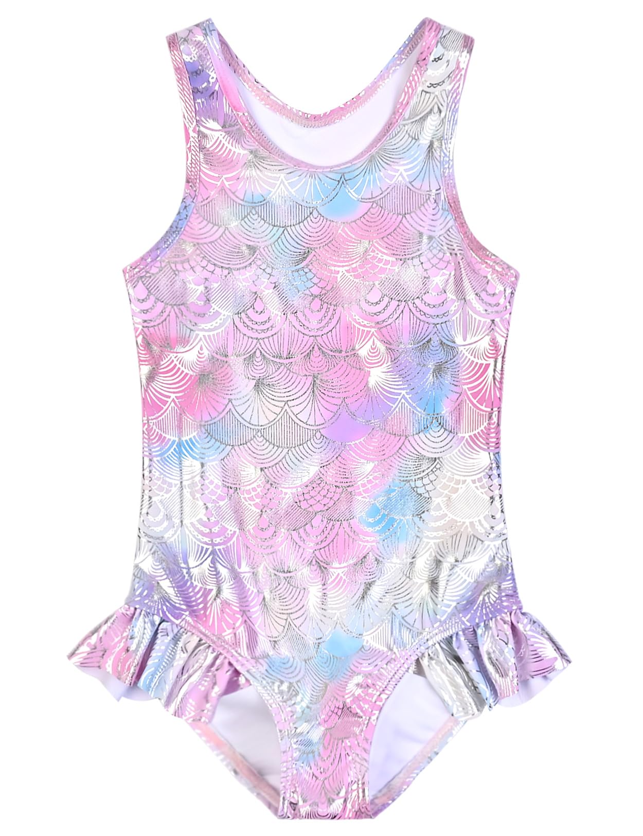QPANCY Girls Swimsuits Unicorn Bathing Suits Toddler Kids One Piece Swimwear