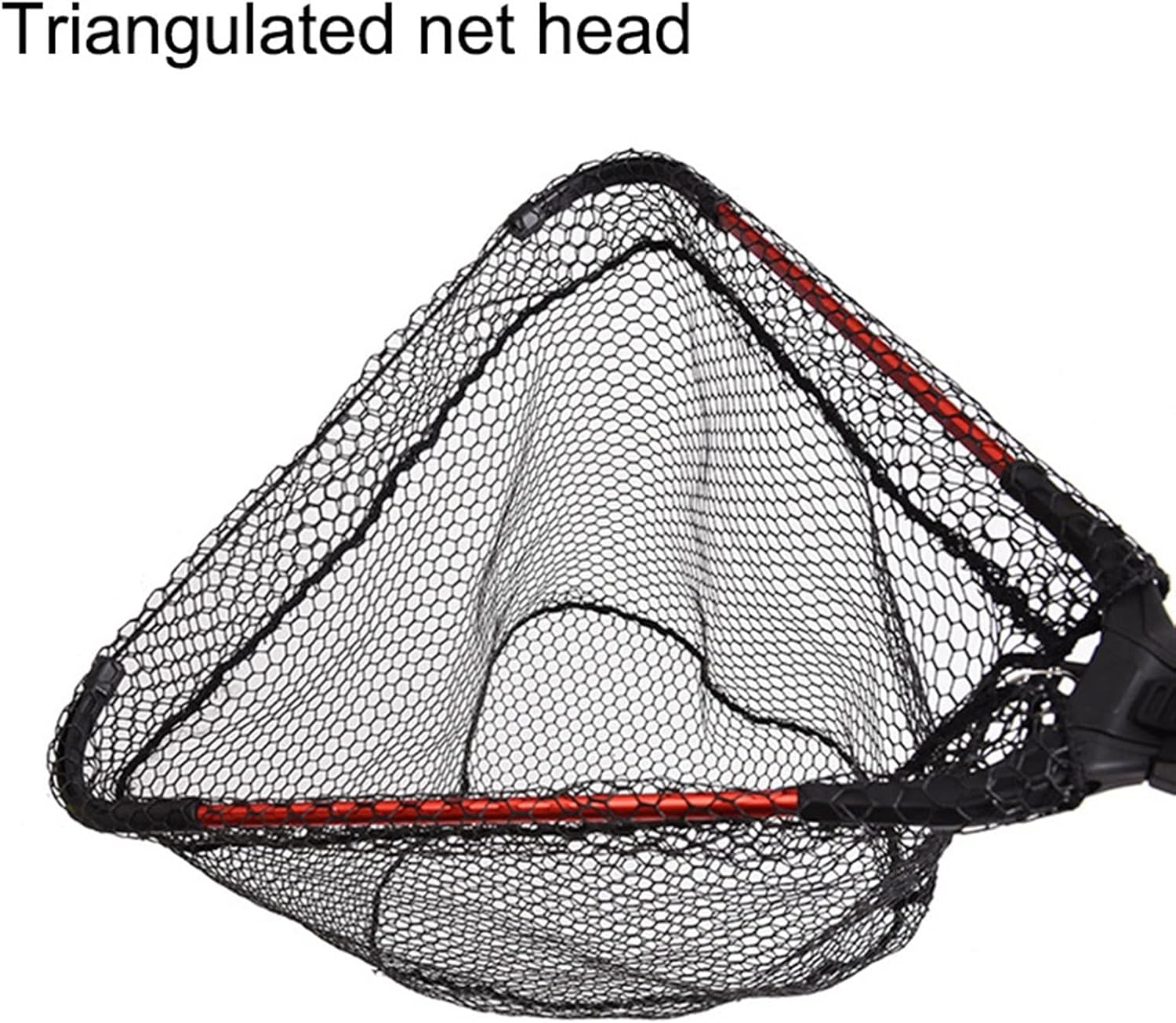 Fishing Accessories- Newly Fishing Landing Net Aluminum Alloy Telescopic Foldable Folding Retractable Handle Pole,Fishing Landing Net,Easy Catch & Release