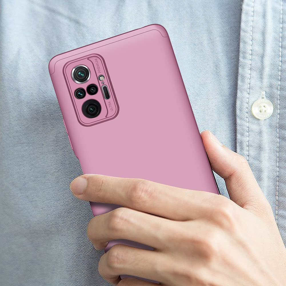 BRAND SET Custodia Rigida Ultra Sottile In PC Per Xiaomi Redmi Note 10 PRO - Anti Graffio E Antiurto - Colore Nero - 2
