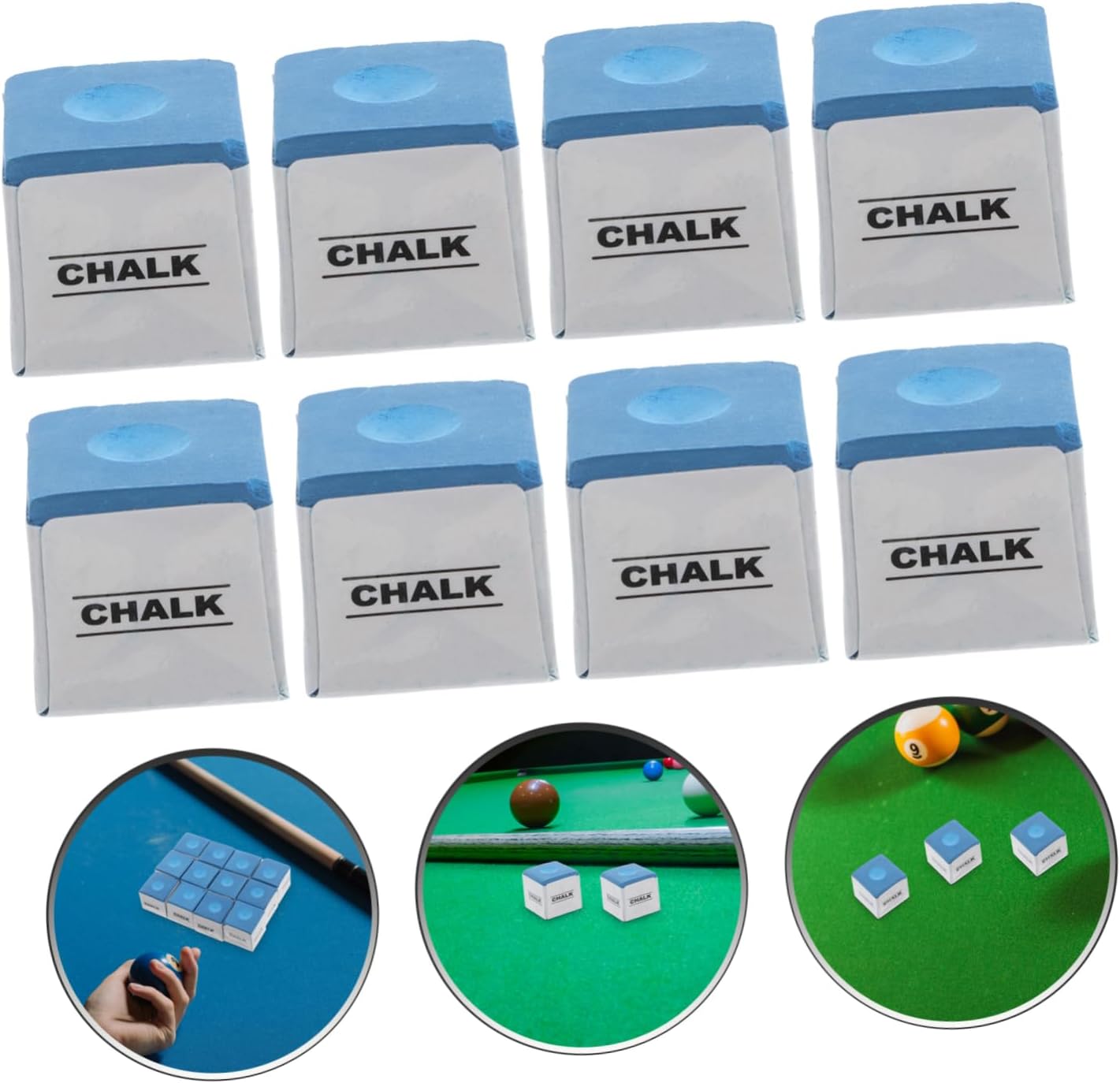12pcs Billiard Chalk Cubes for Cue Tip Maintenance Snooker and Pool Chalk for Home Bar and Tournament Use Supply for Enhanced Game Performance