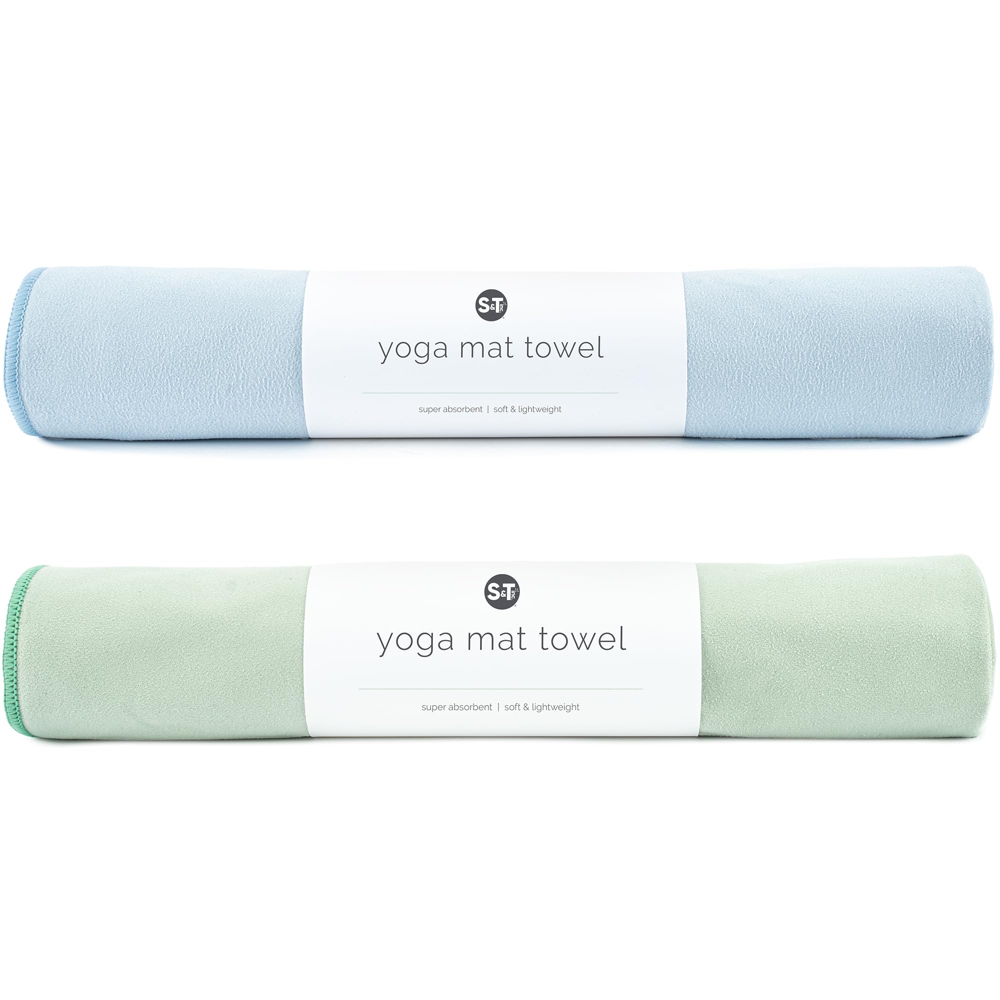 S T INC Yoga Mat Towel Quick Dry Towel Soft and Absorbent for Gym Pilates and Hot Yoga