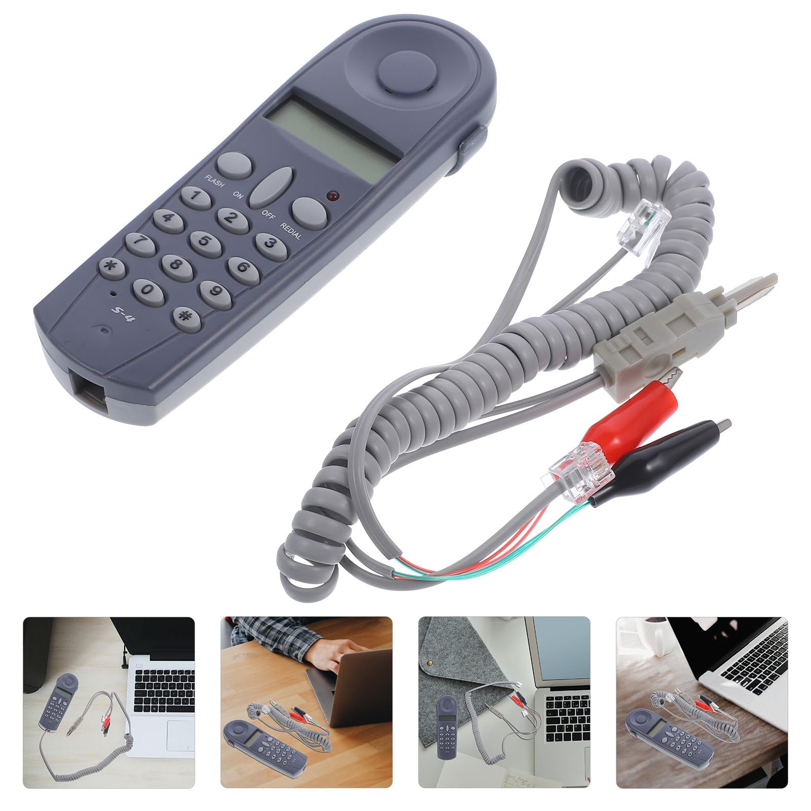 3 Sätze Telefon Testset mit Kupfer und Gummi, 130 G