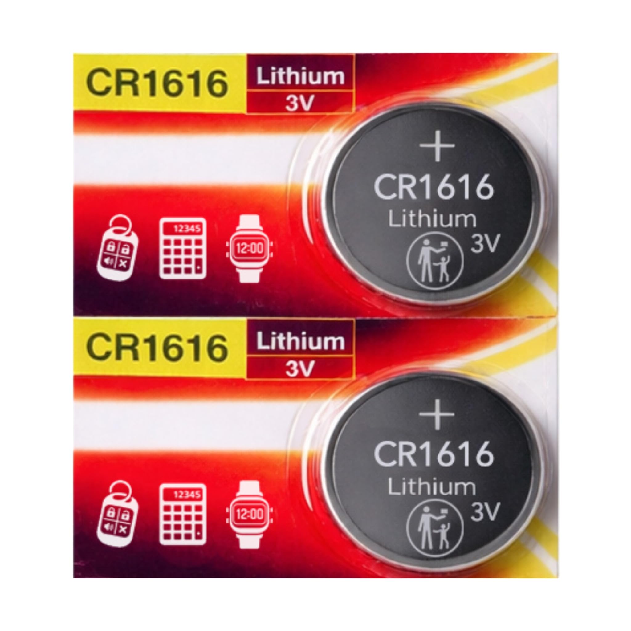 CR2032 Batteries, Long Lasting 3V Lithium Coin Cell 2032 Battery for Apple Airtag, Car Key Fobs, Watches, Heart Rate Monitors, Scales, LED Candles, Calculators & Other Small Devices (Pack of 2) — view 7