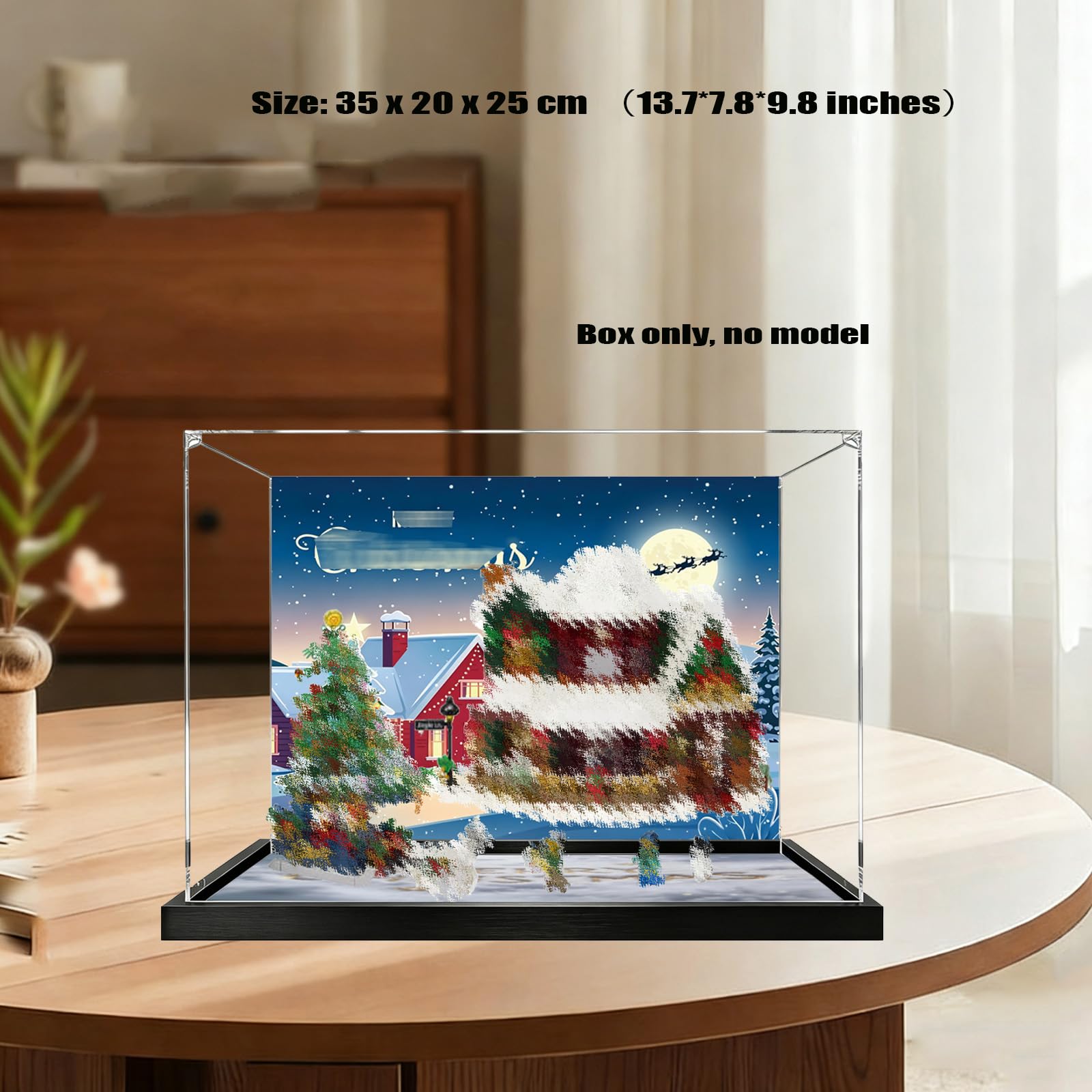 Akrylowa witryna, kompatybilna z Le-go 11387 Winter Village (A)