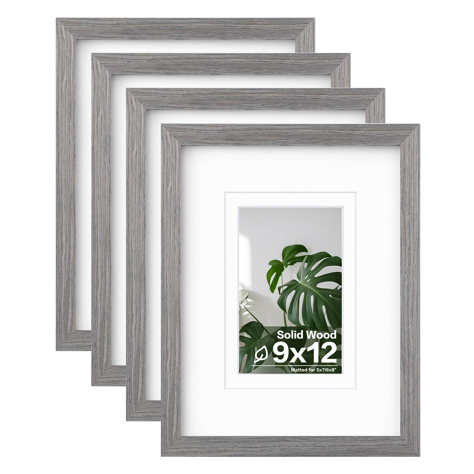 Cadres photo en bois massif avec plexiglas protection incassable pour vos images