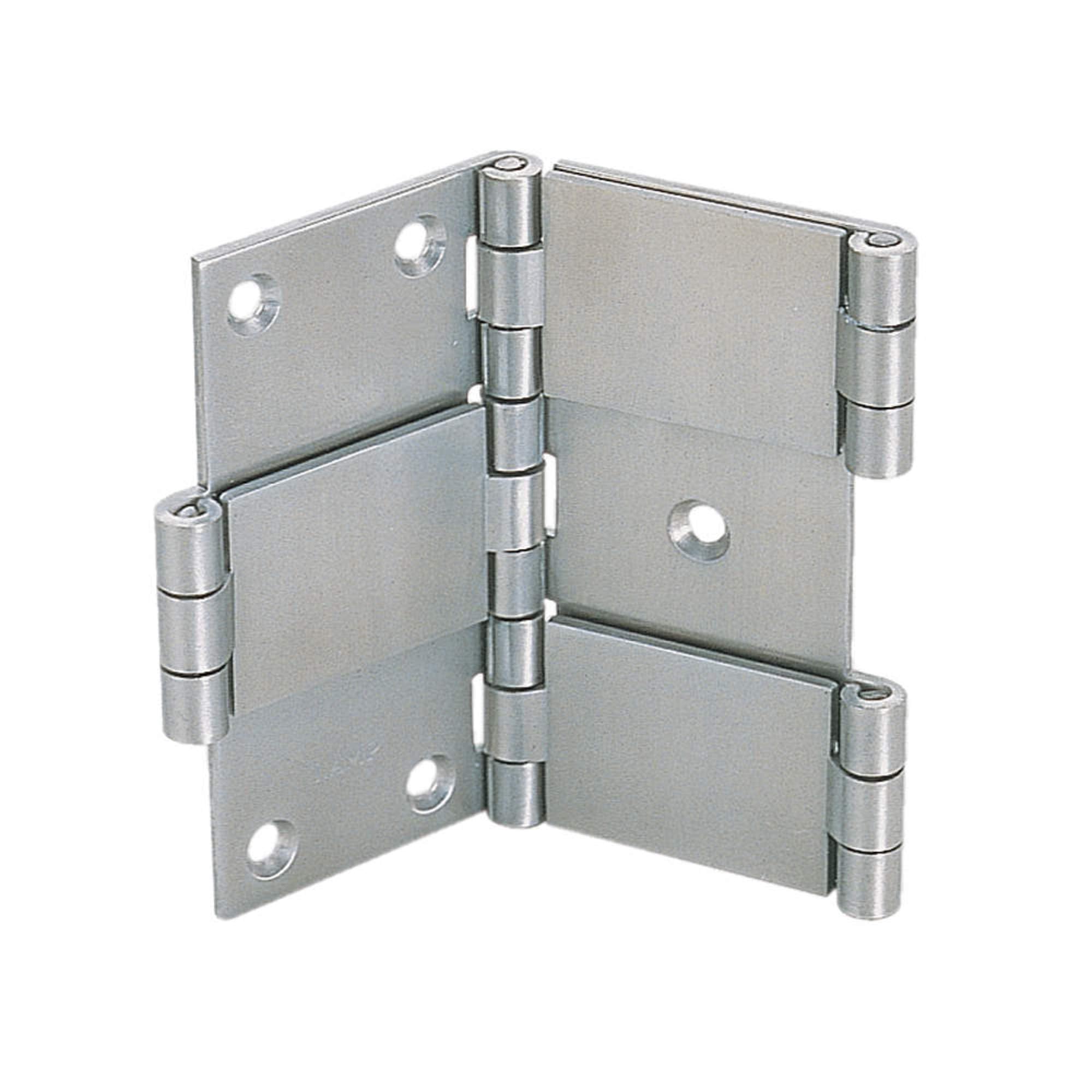 Sugatsune HG-BH70 Stainless Steel 304 Double Action Hinge, Satin Finish, 7.5mm Leaf Thickness, 78mm Open Width, 7.5mm Pin Diameter, 70mm Height