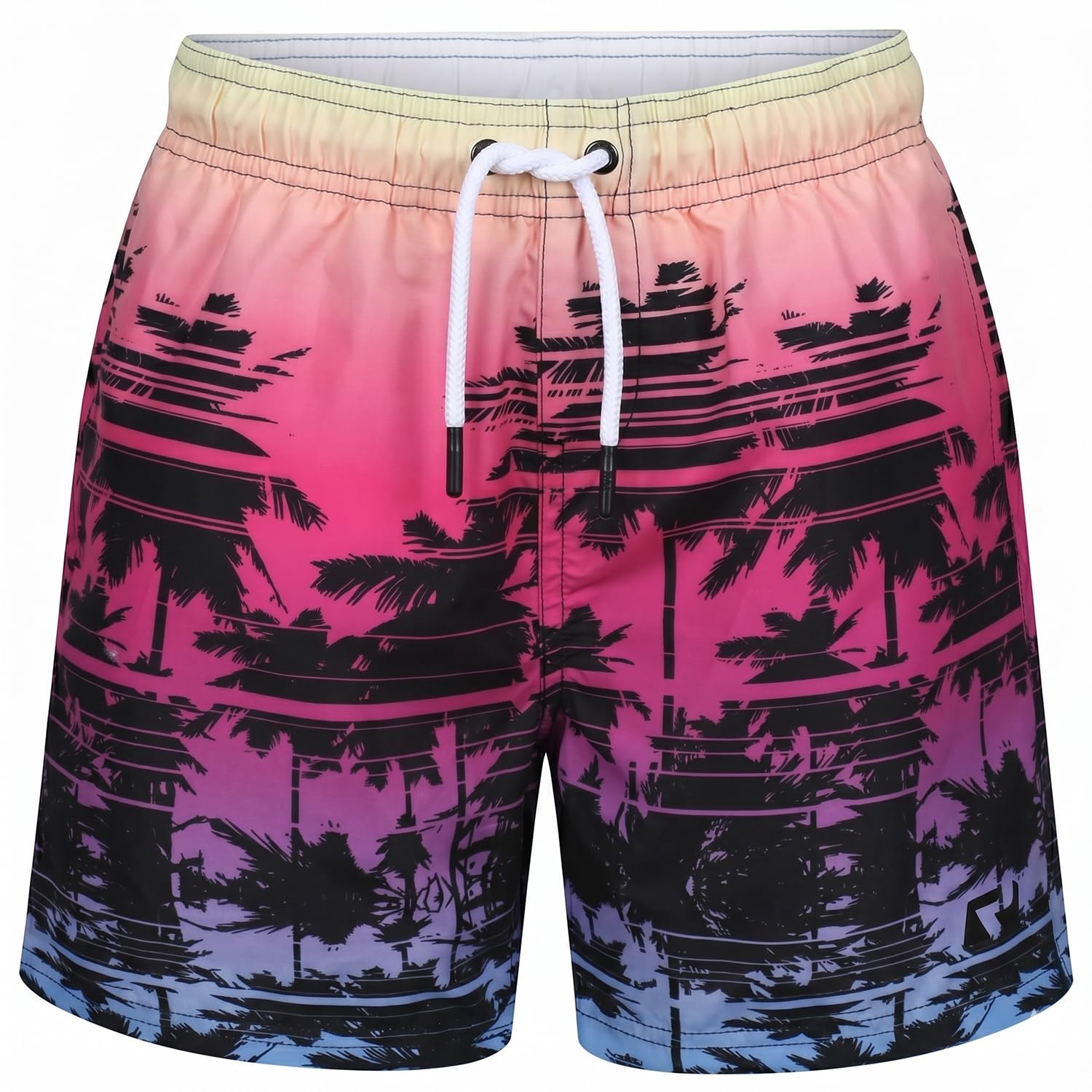 RIPT Boy's Quick Dry Uv 50 Sun Protection Peach Finish Swimming Swim Shorts Trunks (Pack of 1) — view 16