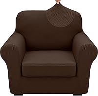 Vista 43 de XINEAGE - Fundas para sofá de 3 piezas, para sofá de 2 cojines extragrandes, funda súper elástica para sofá de 2 asientos, funda universal para sofá