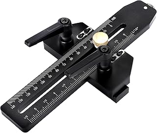 Thin Rip Jig Table Saw Jig Guide, Upgraded Making Repetitive Narrow Strip Cuts, Woodworking Tools Fast Thin Ripping Guide, Fits for 3/4" T Slot, 3/4" U Slot, 3/8" T Slot, for Band Saw Router Table