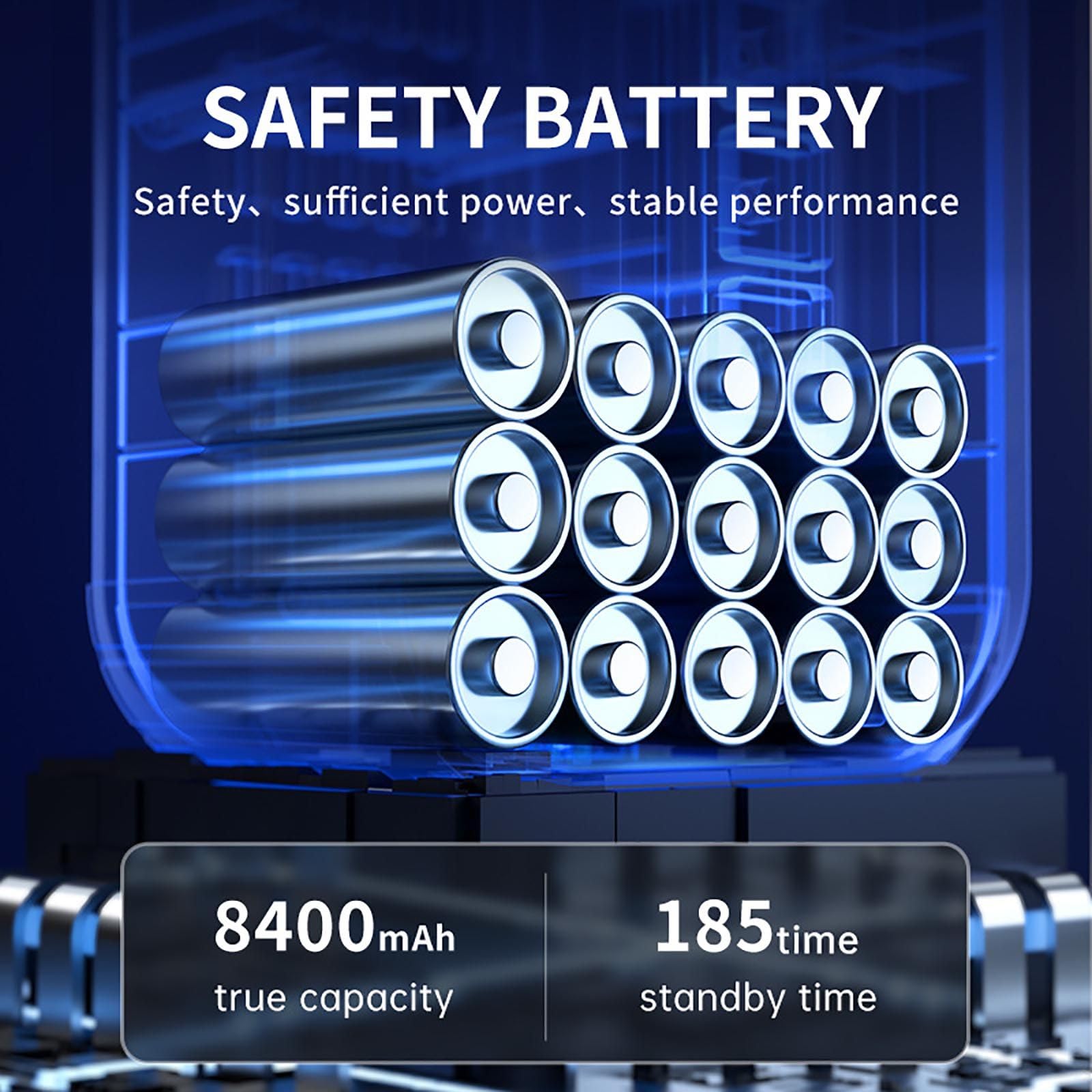 Caricabatteria per Auto con Avviamento di Emergenza 10400 mAh,Alimentatore Booster per Batteria Automatica, 12v 1a,Impermeabile + Luce di Emergenza a LED,Adatto per Auto/Camion/Moto