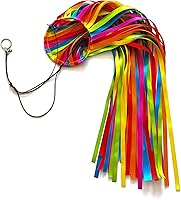 Vista 7 de Calcetín de viento con cinta de raso, decoraciones al aire libre para su patio, jardín, patio trasero, muelle y autocaravana, 60 pulgadas