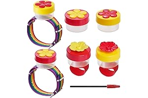 Compact Window Hummingbird Feeder Ring - Convenient Handheld Feeding Experience