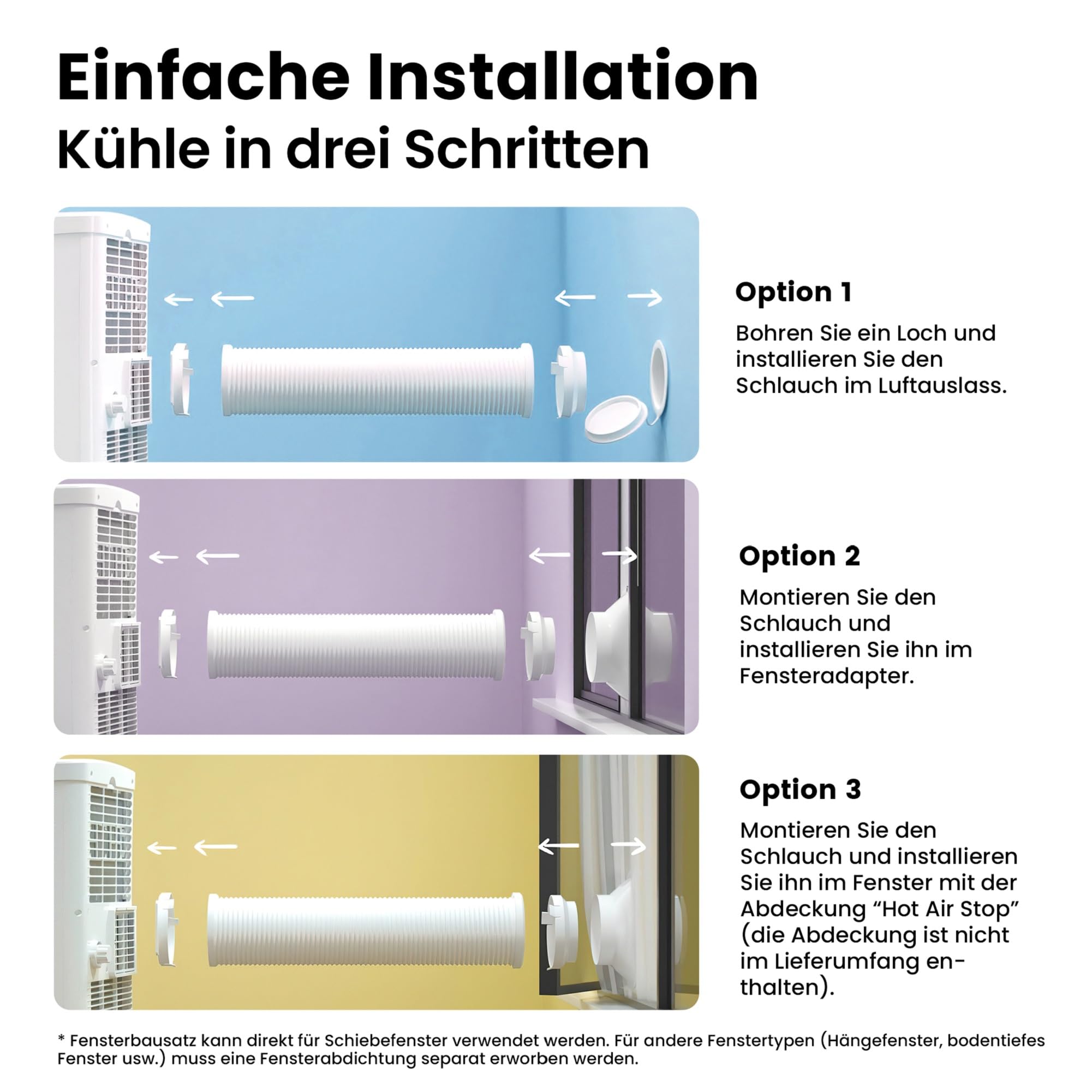 Comfee Mobiles Klimagerät Breezy Cool Pro 2.0 7000 BTU 2,0kW Kühlen Ventilieren Entfeuchten APP-Steuerung bis 68m³