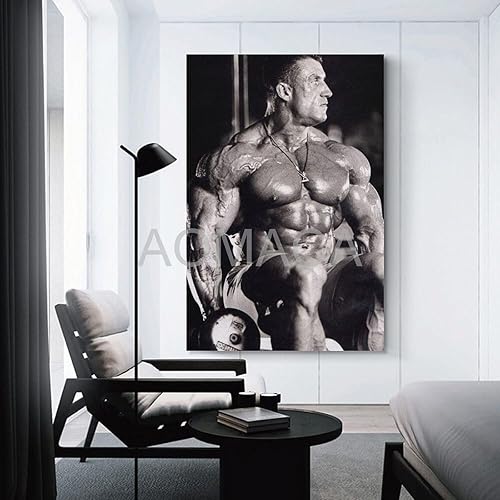 Miniatura 3 de MOJDI Póster de arte de fitness Dorian Yates para culturista, pintura en lienzo, póster de arte de pared para dormitorio, sala de estar, decoración