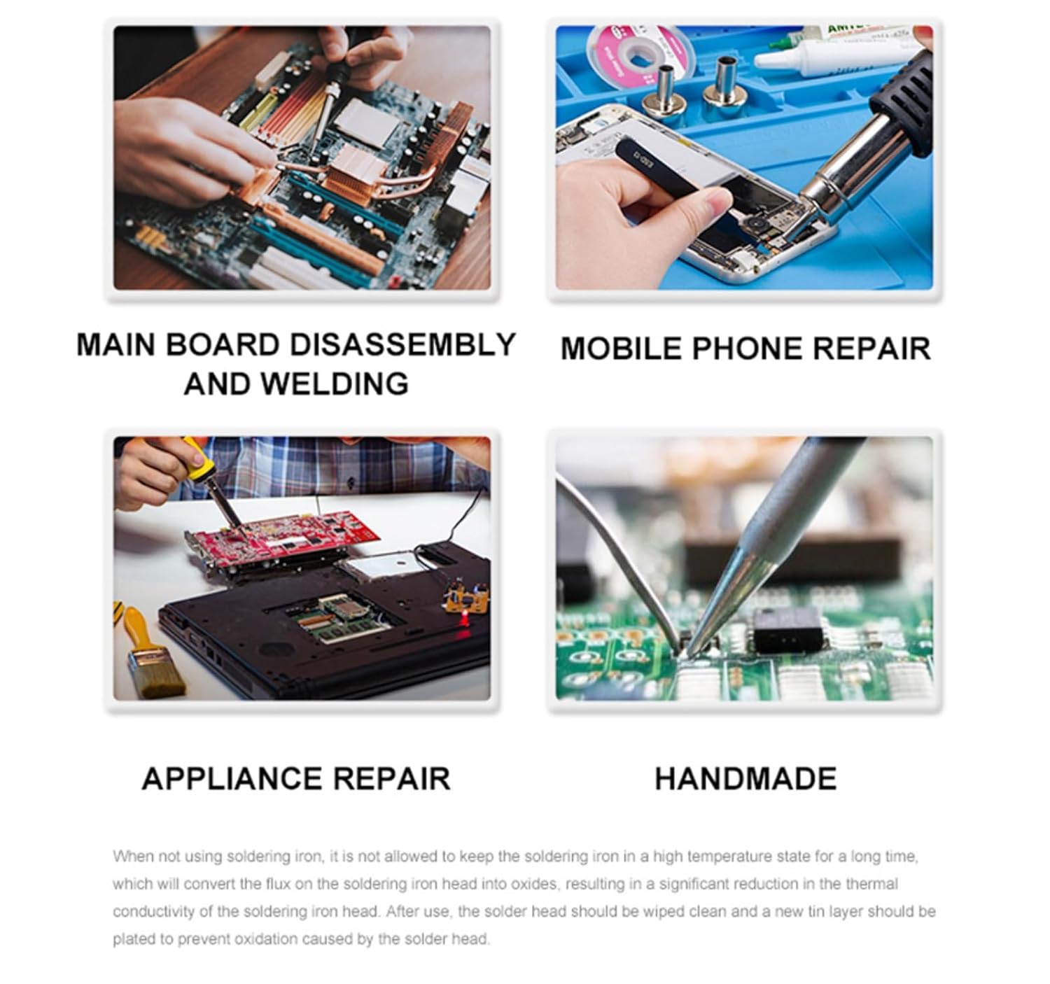Digital Display hot air Soldering Station 110V-portable Handheld 2-in-1 hot air Gun desoldering Station