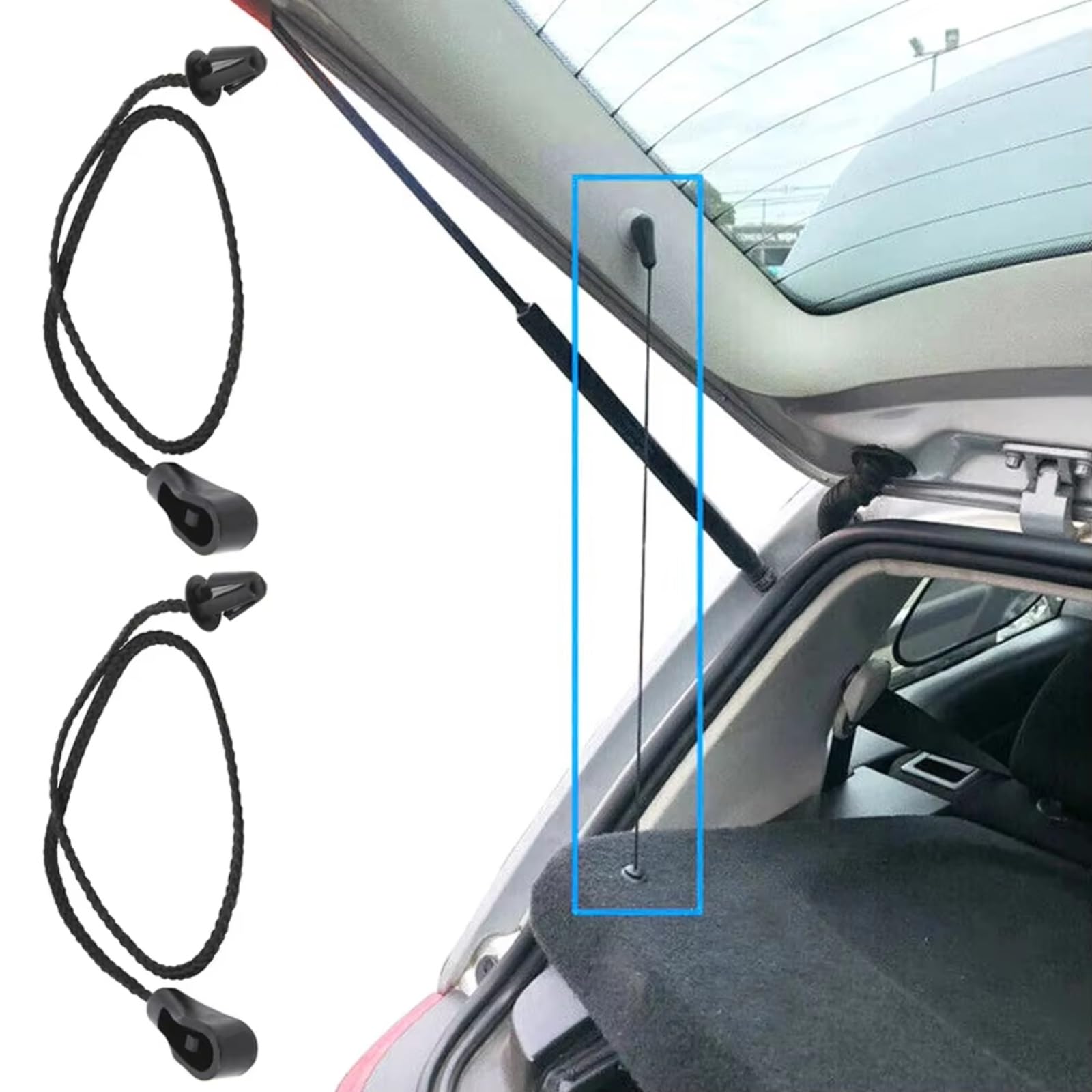 Maletero Trasero Compatible Con Ford Para Focus 2004 2005 2006 2007 2008 2009 2010 2011 Correa Sujeción Bandeja Trasera Maletero OEM: 4M51A46538AB