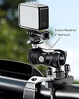 Vista 6 de BRCOVAN Double Socket Arm High Strength Composite Short Arm Compatible with RAM Mounts B Size 1'' Ball Components & Bike Motorcycle Phone Mount
