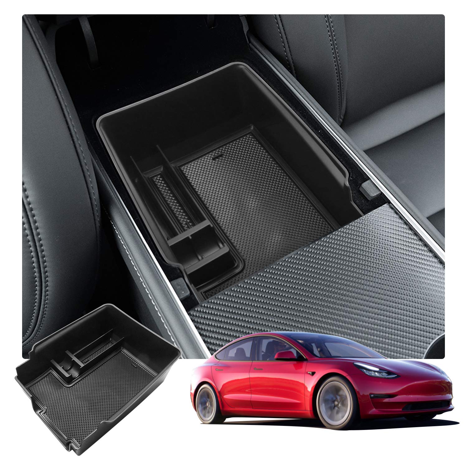 Buy RUIYATesla Model 3 20212023 Armrest Storage Box Tesla Model 3