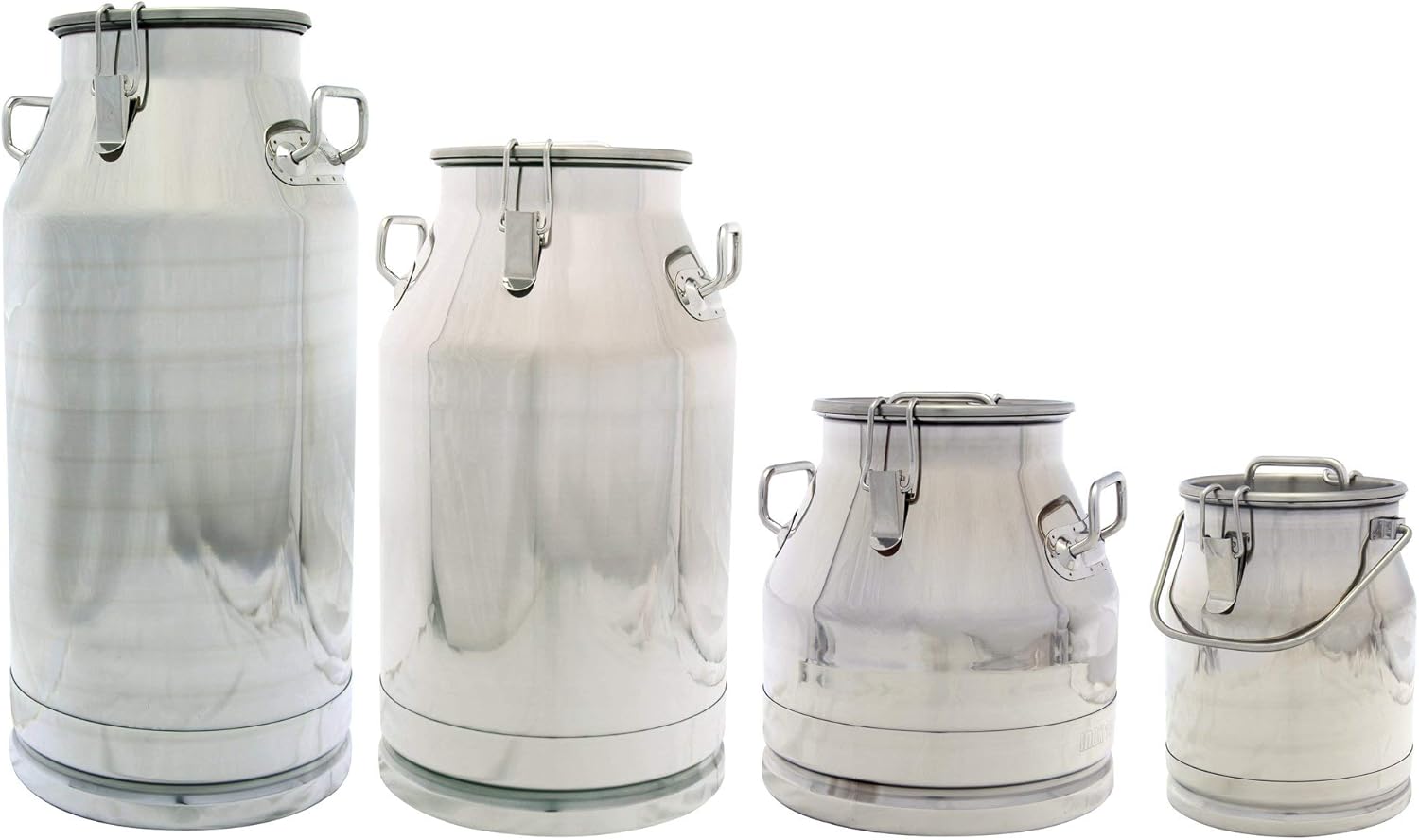 Stainless Steel Milk Transport Cans with Strong, Sealed Lid and Optional Spigot (5 Gallon, with Spigot))