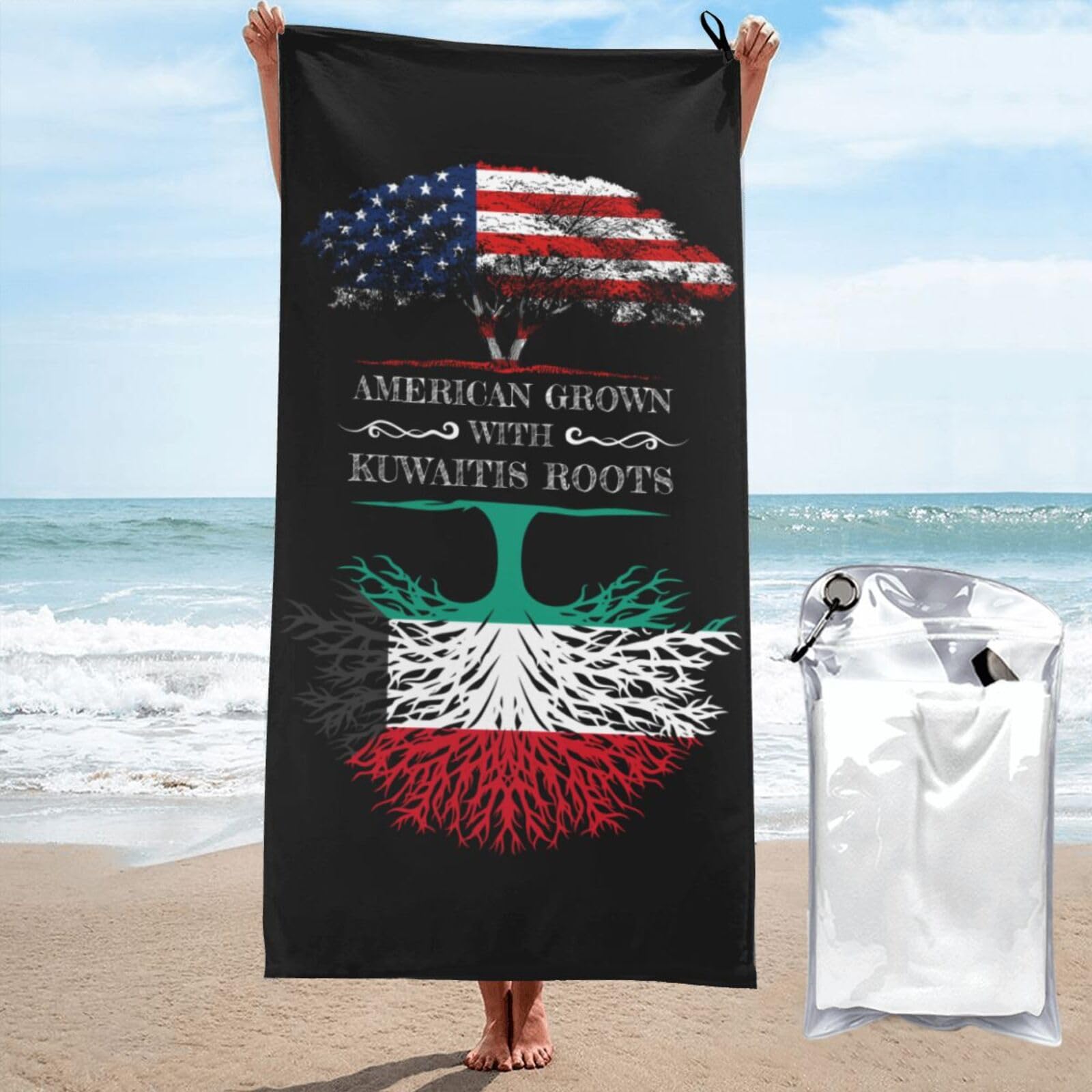 Drap de plage Koweït pour vos séances de natation à la piscine