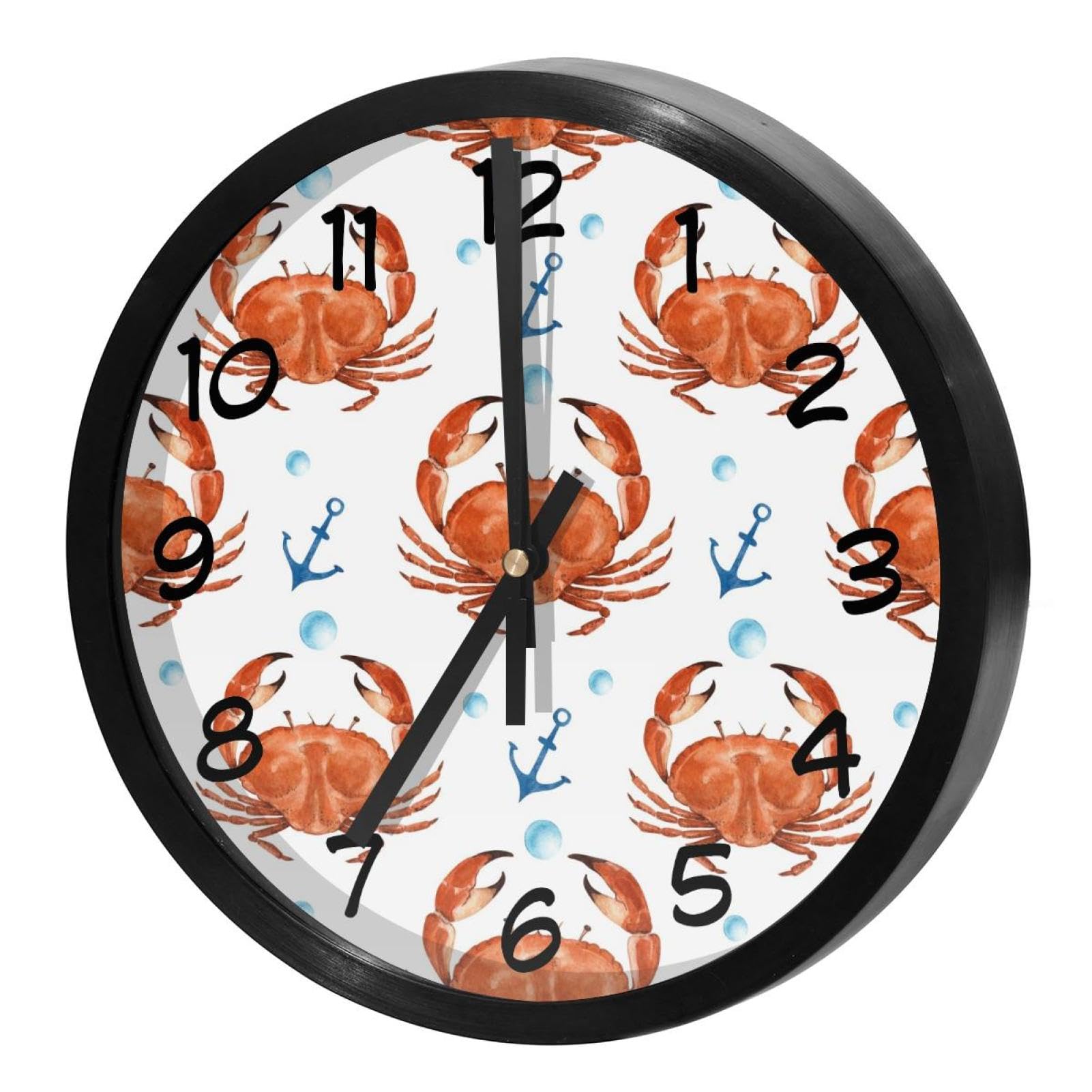Horloge murale silencieuse sans tic-tac pour chambre et sommeil paisible