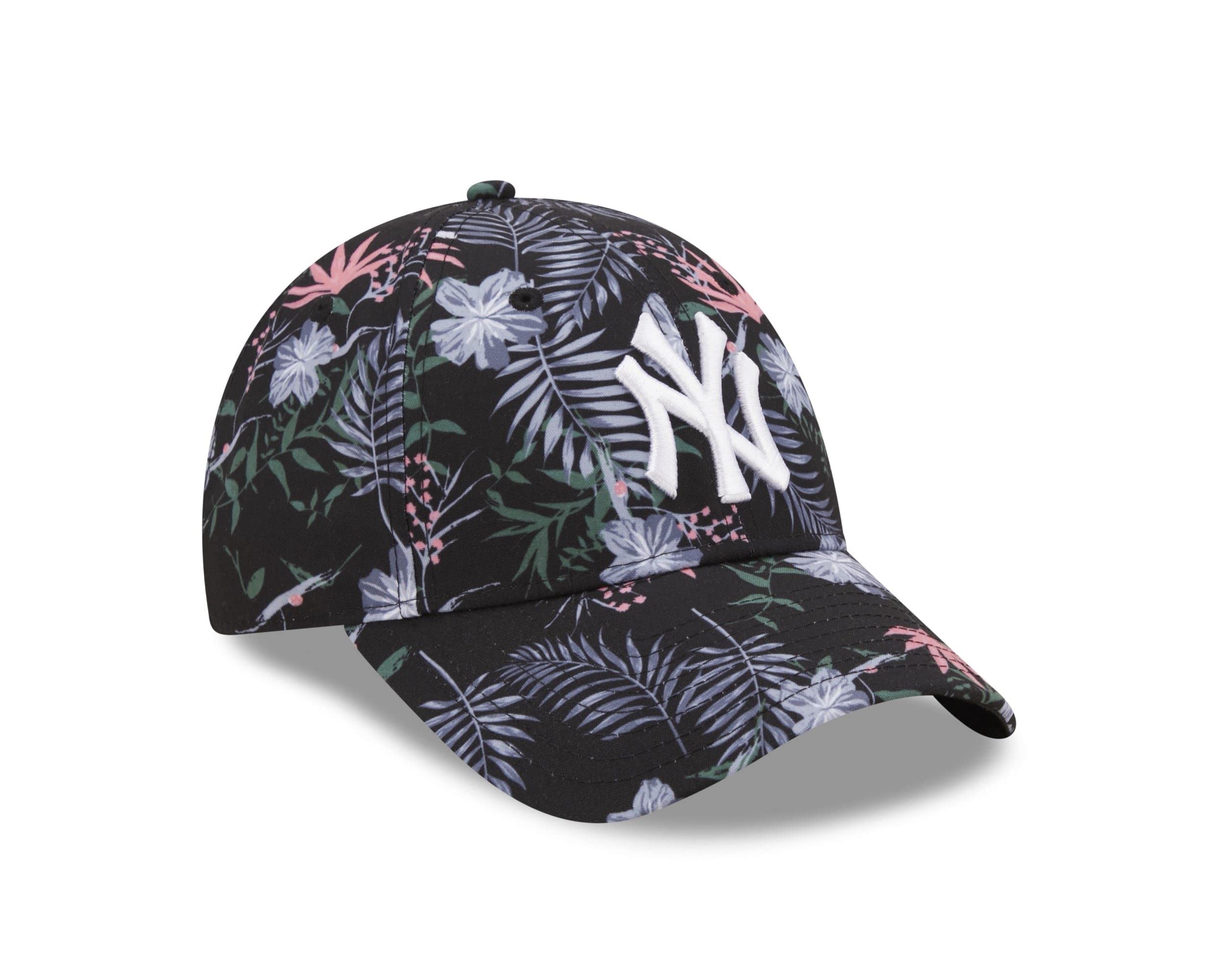 New Era New York Yankees MLB League Essential Black Purple 9Forty Adjustable Women Cap