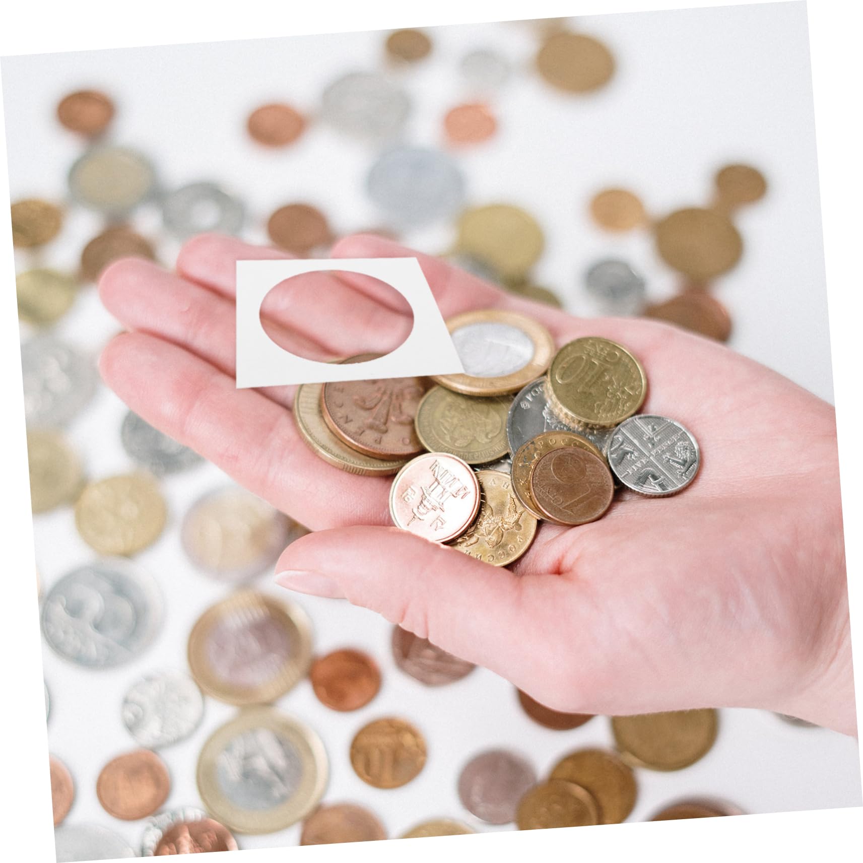 Amazon.co.jp: SAFIGLE 400枚 紙幣 紙 クリップ ラッピング 紙 ホルダー フォルダー ホルダー 本 ホルダー スタンド  コイン ラップ 紙 コイン オーガナイザー コイン コレクション 本 コイン : ホビー