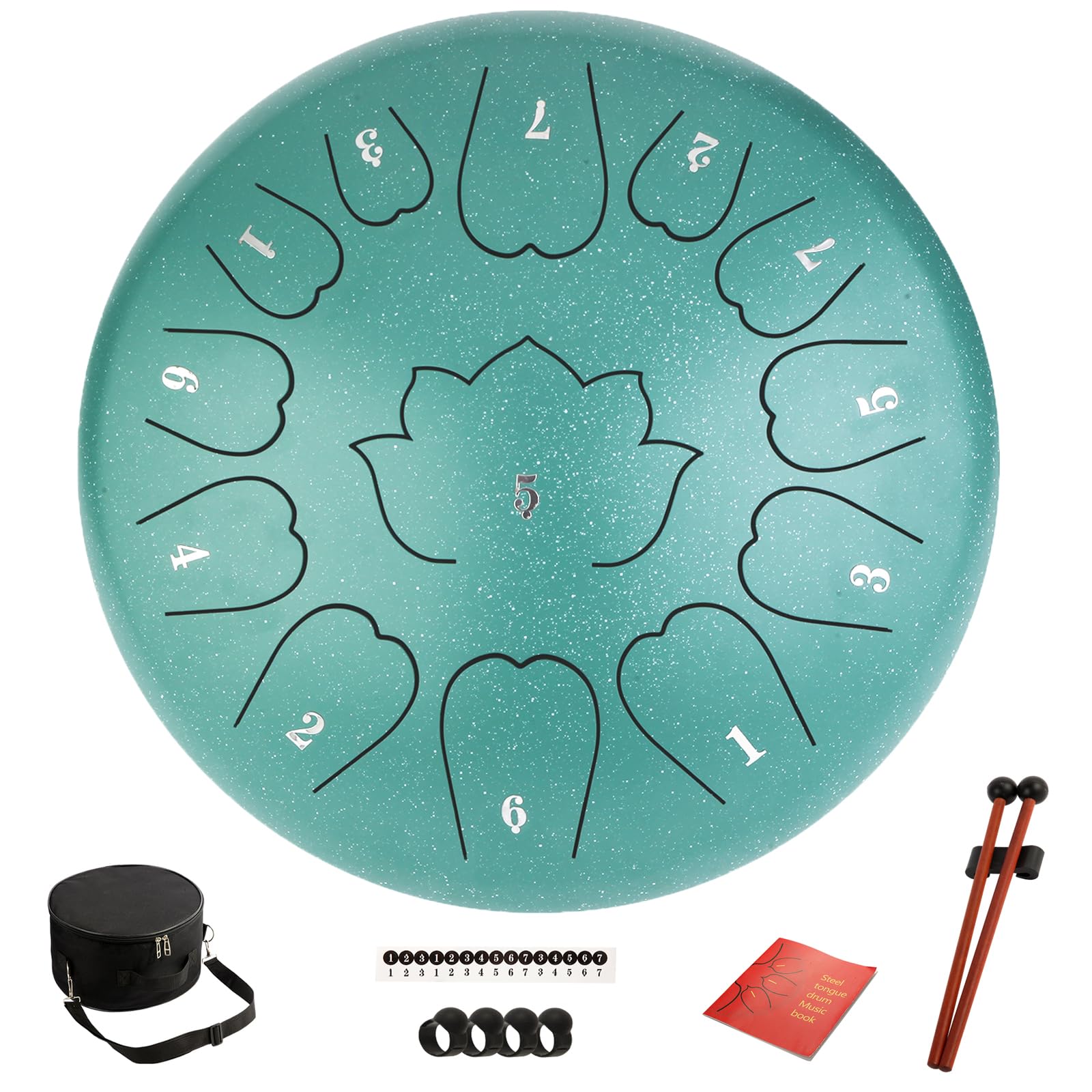 Amazon.com: Steel Tongue Drum - 12-Inch 13-Notes Tongue Drum, C