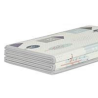 Vista 8 de Dream On Me Play Time - Alfombra de juego reversible para bebé, plegable, extra grande, gruesa, de espuma, para niños pequeños, impermeable, Goofy