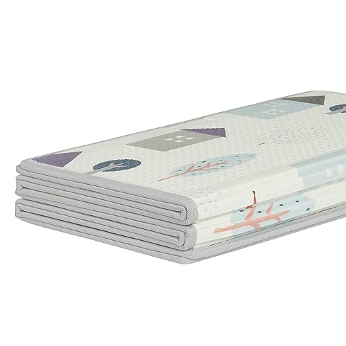 Miniatura 8 de Dream On Me Play Time - Alfombra de juego reversible para bebé, plegable, extra grande, gruesa, de espuma, para niños pequeños, impermeable, Goofy