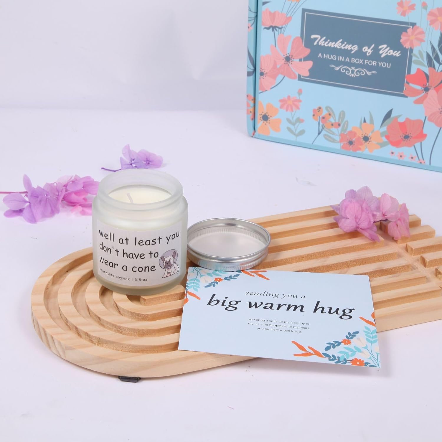 Get Well Gifts for Women-7 Pcs After Surgery Recovery Gifts for Teen Girl Man Mom Teenage, Funny Cheer Up Basket for Female, Feel Better Set for Sick Friend, Get Better Care Package, Encouragement Box - Image 7