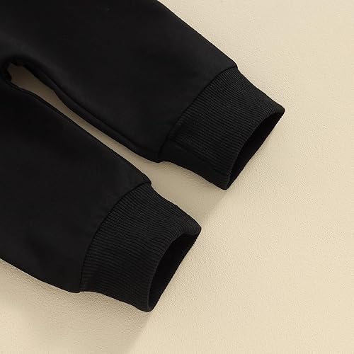 Miniatura 6 de Ropa para bebé niño pequeño, sudadera de manga larga con cuello redondo, pantalones casuales, 2 piezas, traje de otoño e invierno