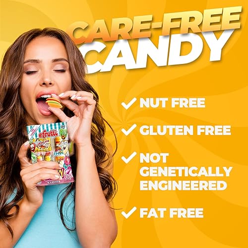 Miniatura 4 de eFrutti - Paquete variado de gomitas de gomitas, gomitas agridulces con hamburguesas, mini hamburguesas, pizza y hot dog picante, gomitas de frutas