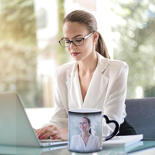 Miniatura 6 de Tazas personalizadas que cambian de color, taza personalizada con imágenes de texto fotográfico, regalos personalizados para amigos, familiares,