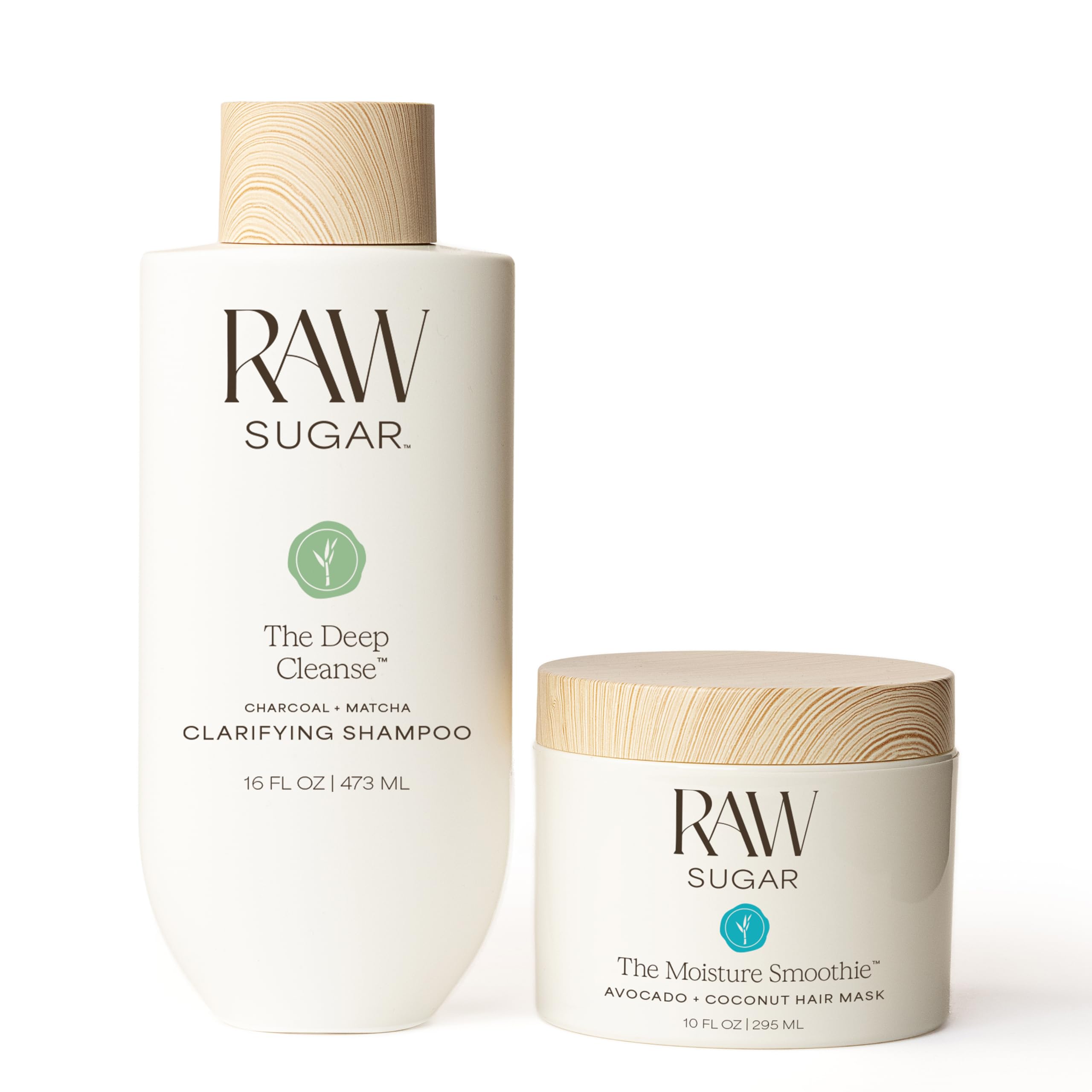 Amazon.com : Raw Sugar The Deep Cleanse Shampoo & The Moisture