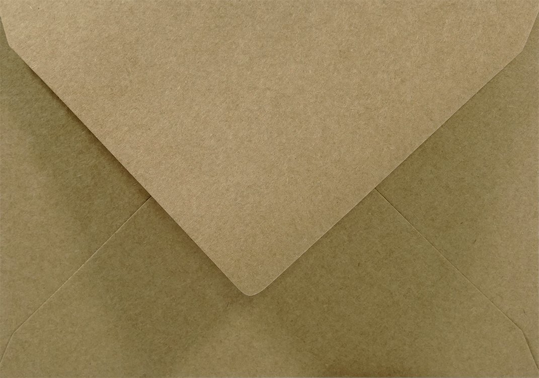 Netuno 100x sobres de papel kraft color marrón arena DIN C5 162x229mm 100g solapa puntiaguda sin ventana ECO reciclados retro vintage ideales para invitaciones Boda Navidad Cumpleaños, Autoadhesivo