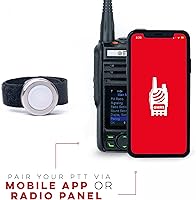 Vista 2 de BTECH Dispositivo PTT inalámbrico PTT (Push-to-Talk) - Compatible con radios GMRS-PRO y UV-PRO y auriculares Bluetooth HFP para una comunicación