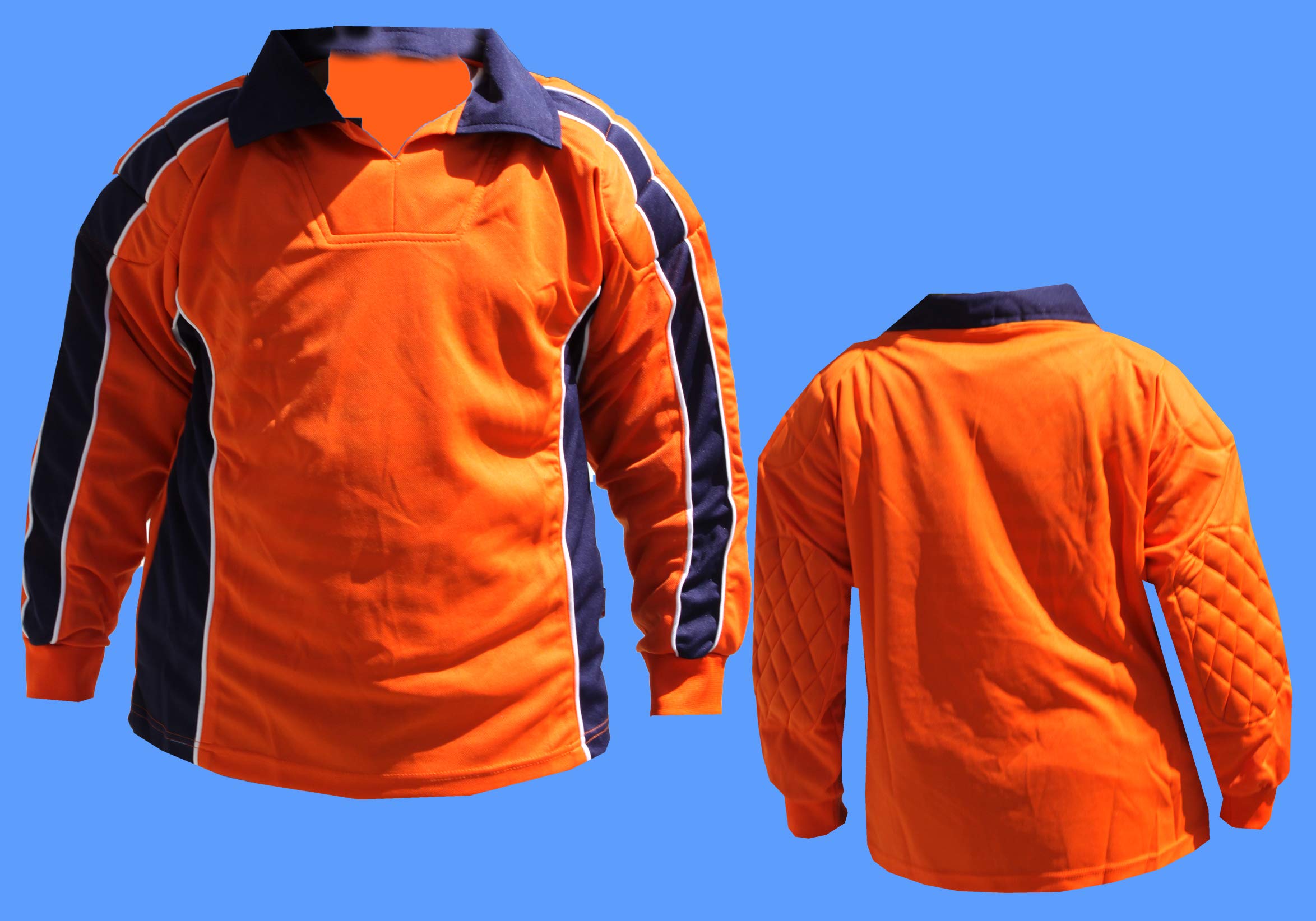 Lisaro Maglia da Portiere a Maniche Lunghe, Arancione/Nero, Arancione/Nero