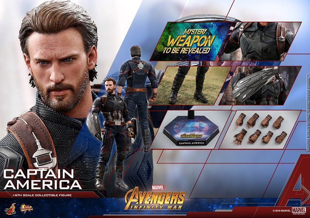 HOTTOYS キャプテン・アメリカ AVENGERS INFINITY WAR Movie Masterpiece: Avengers Infinity War, 1/6th India | Ubuy
