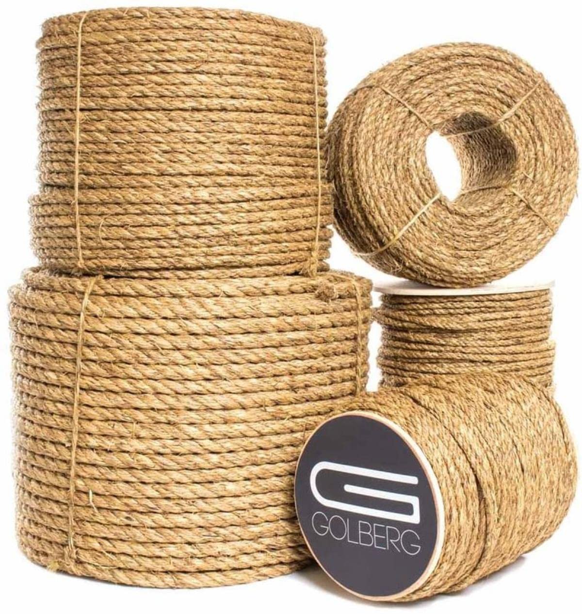 Corde de jute naturelle anti-griffes chat pour réparer arbre à chat 10mm