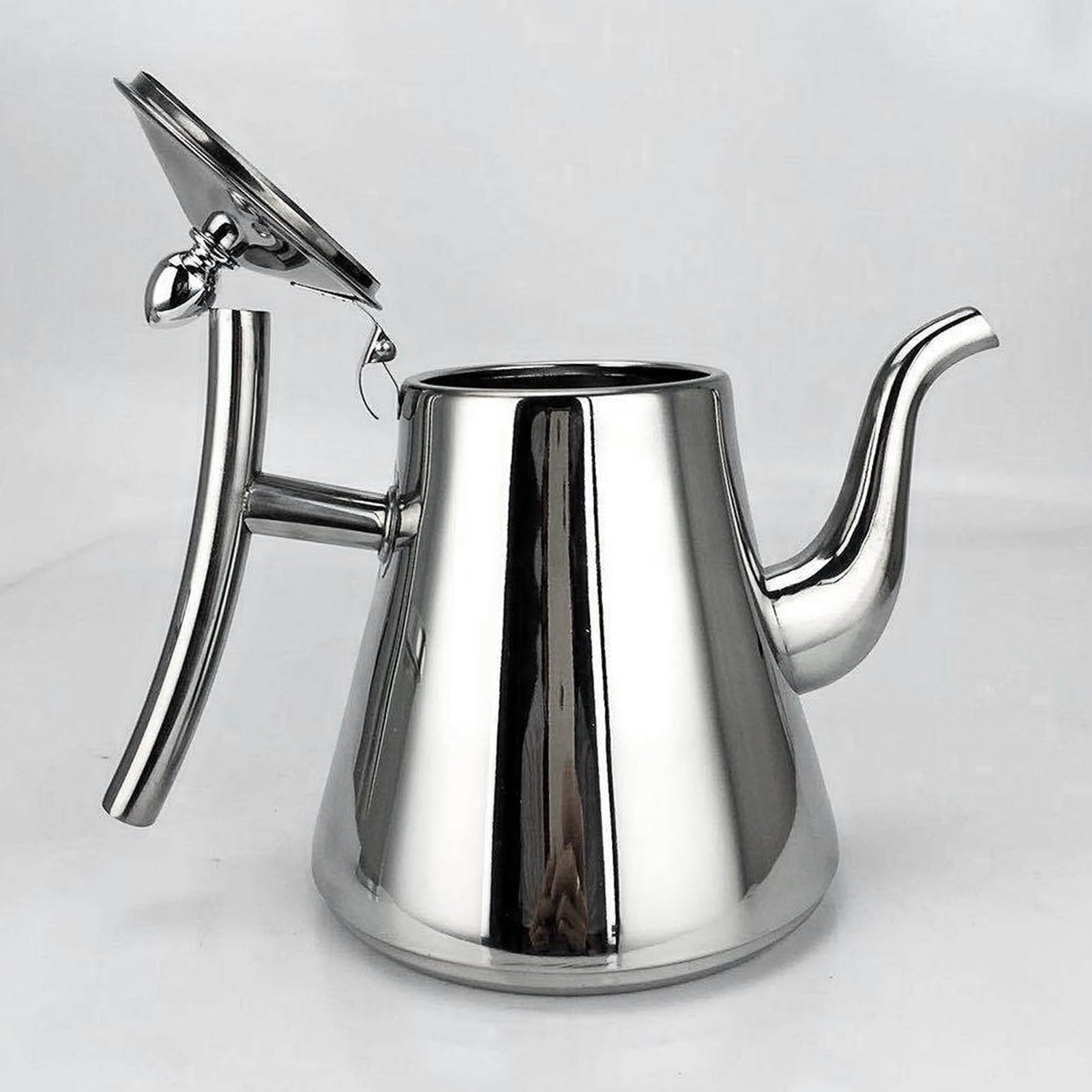 Pitcher Wodny, Miotacz Mleka z Filtrem i Uchwytem Teapot Mniej Stal Grusty Gęsek Nlej kinę Kettle Piepki Pitcher Dzbany Dzbany na domową kuchnię (1.2L) (1.8L) (2.4L)